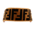 Fendi Small Zucca Bag Strap, &pound;175, Accessories, Brown/Red, Leather/Velvet, Back view